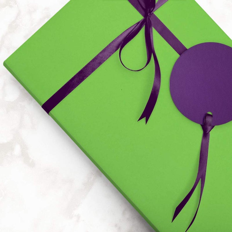 JAM Paper Gift Wrap - Matte Wrapping Paper - 25 Sq Ft (30 in x 10 Ft) - Matte Lime Green - Roll Sold Individually - Image 5